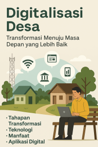 Tampilan antarmuka aplikasi desa digital untuk pelayanan masyarakat yang efisien