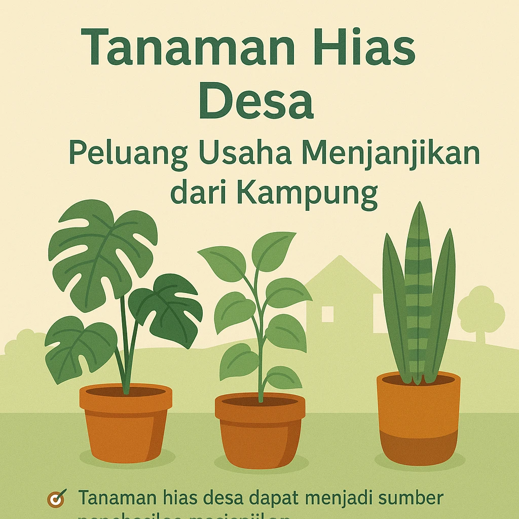 tanaman hias desa