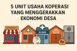 unit usaha koperasi yang menggerakkan ekonomi desa