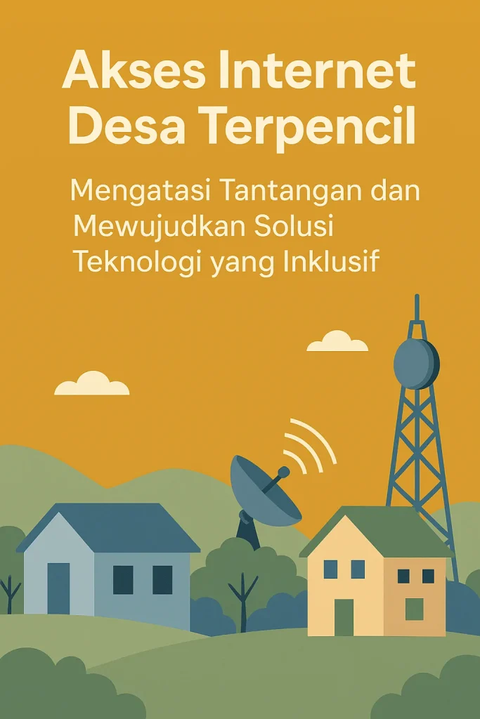 akses internet desa terpencil