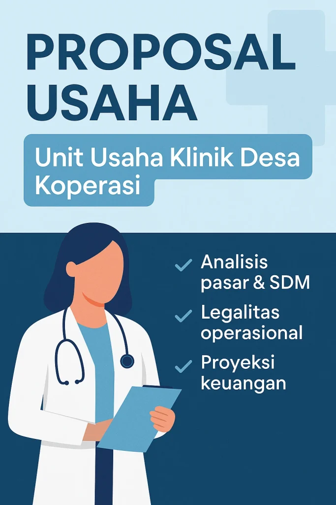 proposal usaha klinik desa koperasi