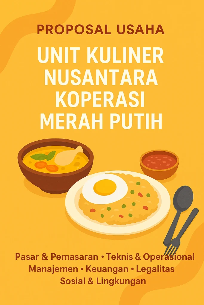 usaha kuliner nusantara koperasi