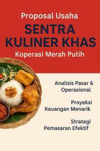 proposal usaha sentra kuliner koperasi