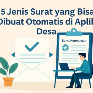 15 Surat Otomatis Aplikasi Desa Digital Jawa Timur
