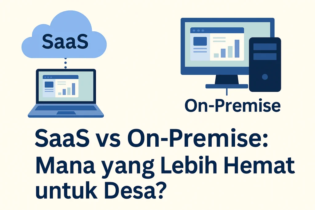 Software Desa SaaS vs On-Premise