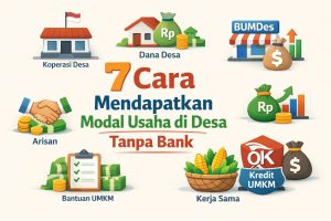 7 Cara Mendapatkan Modal Usaha di Desa Tanpa Bank